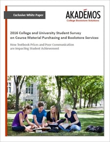 College and University Student survey on Course Material Purchasing and Bookstore Services